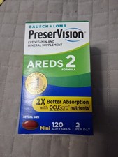 BB 2/2027 PreserVision Areds 2 Eye Vitamin and Mineral - 120 Softgels