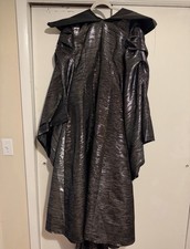Maleficent Black Complete Outfit Padded Costume with Horned Headpiece Halloween