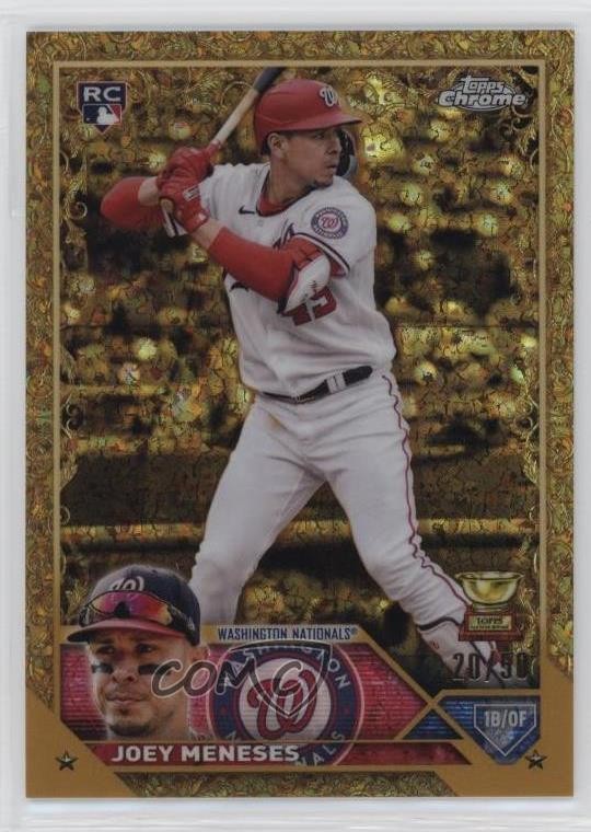 2023 Topps Gilded Collection Gold Mini-Diamond Refractor 20/50 Joey Meneses 6k2