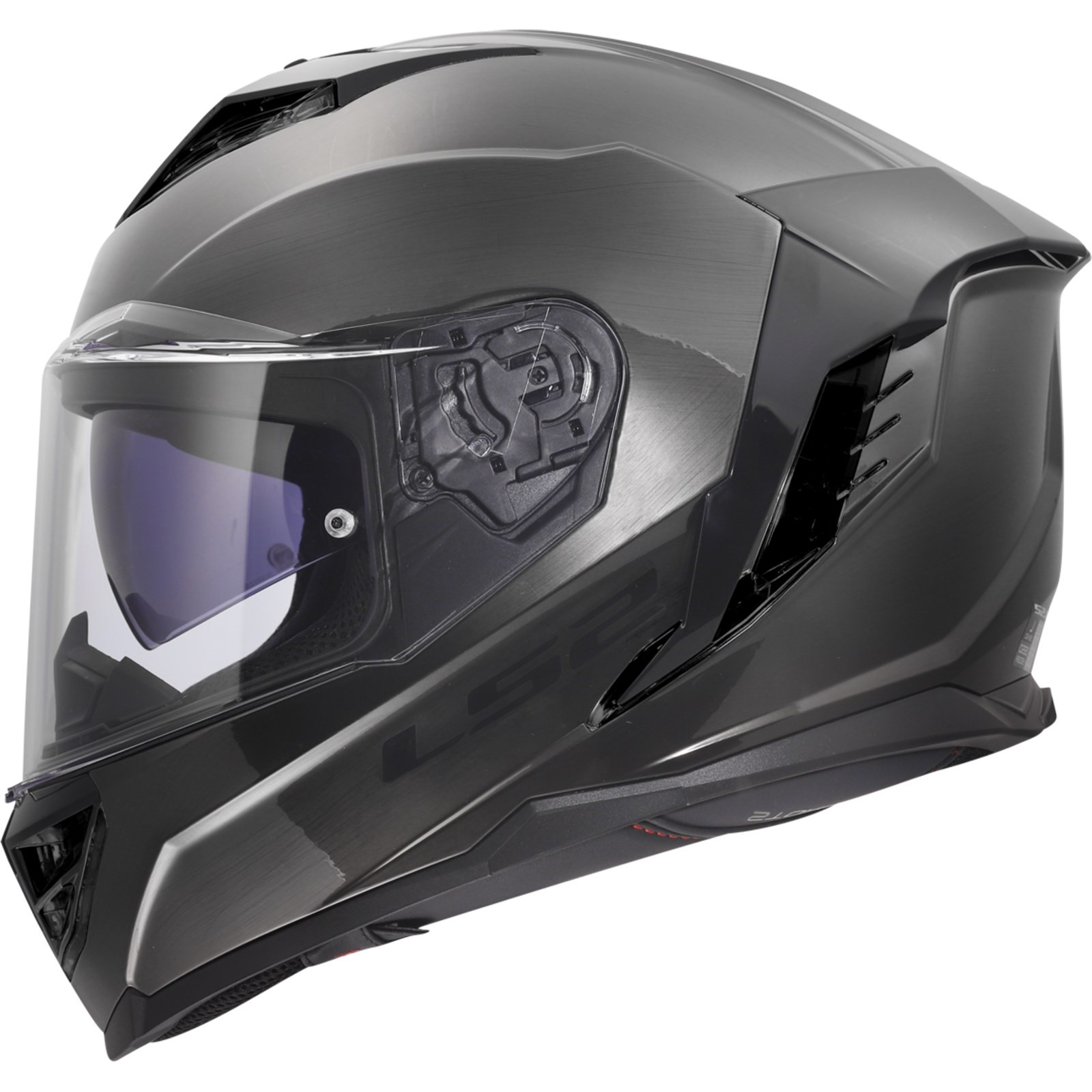 Ls2 Unisex Grau Motorradhelm, Ff818 Storm Iii Jeans Integralhelm (M, 57 - 58 Cm) - Bild 3
