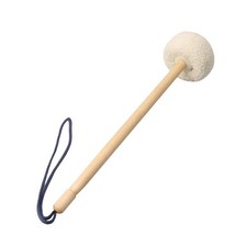 80mm Head Diameter Gong Mallet Wood Core with Soft Velvet Head Mallet Gong Pa...
