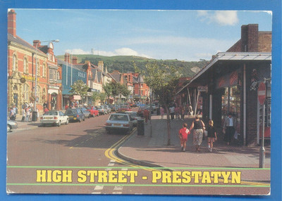 HIGH STREET, PRESTATYN, DENBIGHSHIRE.WALES.JOHN HINDE POSTKARTE