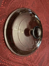 Pyrex Vision Glass Lid P8 1 C Brown Amber