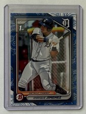 Enrique Jimenez Topps 2024 Bowman Blue Pattern #BCP-31 RC /125 DET Tigers