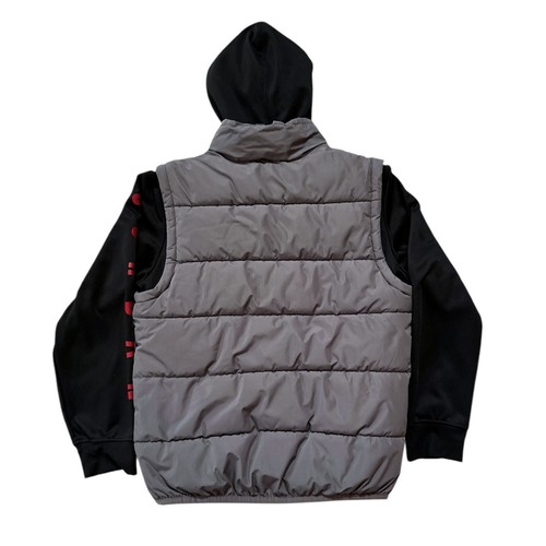 Air Jordan Hoodie Puffer Vest Jacket Boys Sz Large 12-13 Jumpman Streetwear Y2K - Picture 9 of 12