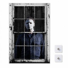 Halloween Horror Curtain Window Cover Decorations Scary Window Door Cover