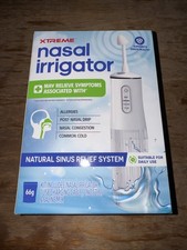 Nasal Irrigation System, Cordless Nasal Rinse Machine for Sinus Relief Electric