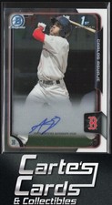 Carlos Asuaje 2015 Bowman #BCAP-CA 1st Chrome Prospect Autographs Red Sox