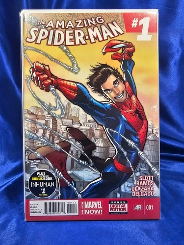 Amazing Spider-Man #1 (2014) 1st Appearance Cindy Moon Key VF+ 8.5