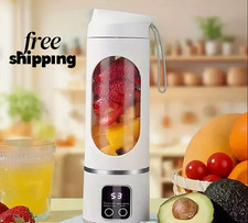 450ml Portable USB Rechargeable Juicer Cup Electric Mixer Blender Smoothie Maker