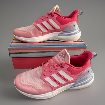 Girls size 3.5 Bounce Pink White  Sneaker cushion comfort shoe
