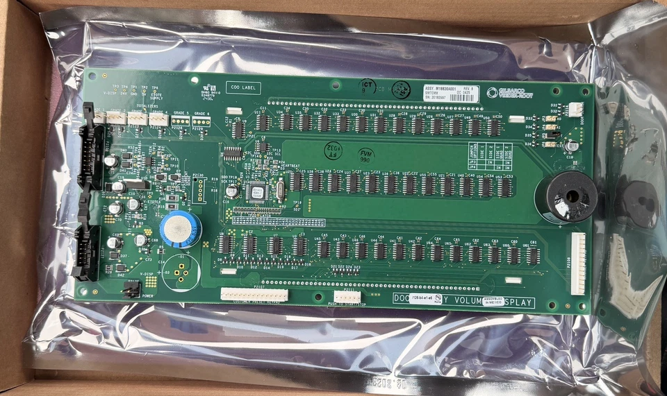 Tablero de puerta de exhibición de volumen de dinero Gilbarco Encore S M18830A001 - Nuevo en caja Foto 2 de 2