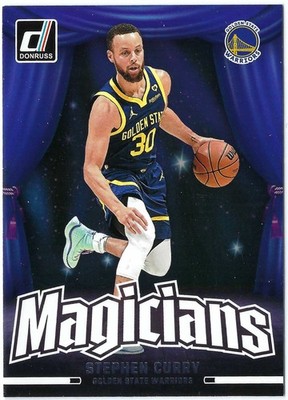 Stephen Curry Warriors 2024-25 Panini Donruss Magicians Insert