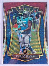 2020 Panini Select Tri-Color Prizm Rookie #187 Derrick Brown /199