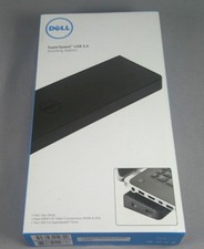 DELL D3000 SuperSpeed USB 3.0 Docking Station HDMI DVI Ethernet NEW
