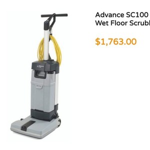 Nilfisk Advance SC100 Upright Scrubber / REPAIR OR PARTS