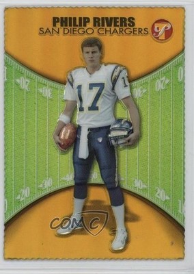 2004 Topps Pristine Gold Refractor Die-Cut /25 Philip Rivers #130 a1b