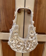 Beaded Floral Embellished Shoulder Bag