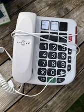 TabTime Big Button Telefon stacjonarny dla osób starszych Wzmocniona głośność i przycisk SOS