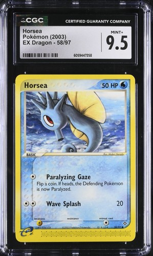 Horsea graded CGC 9.5 for sale on eBay