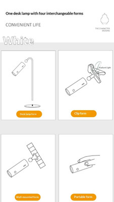 New 3-in-1 LED Magnetic Eye-Care Lamp For Student Dormitories