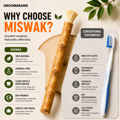 Miswak Teeth Whitening Stick Bio Zahnbürste Natürliche Tiefenreinigung Mundpflege