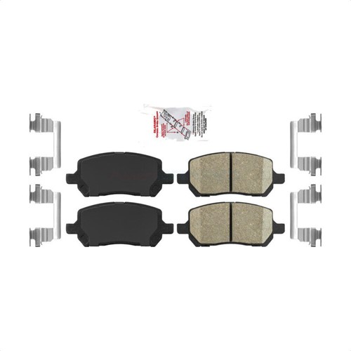 Front Rear Ceramic Disc Brake Pads Kit For Chevrolet Cobalt Pontiac G5 - Picture 8 of 11
