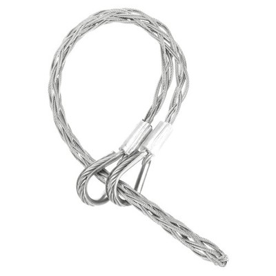 25-37mm OD Cable Pulling Socks Grip 0.73 M Double Head Side Pull Wires Mesh