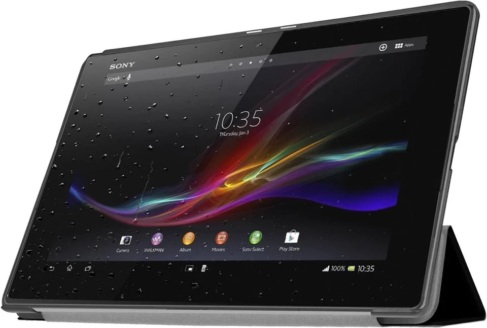 Custer Case for Sony Xperia Z4 Tablet,Ultra-Thin PU-Leather Hard Shell Cover for - Image 2 of 4