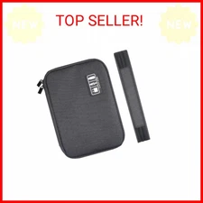 Luxtude Cord Organizer Travel, Flat Cable Organizer Bag, Portable Electronics Or