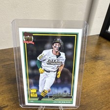 Topps 2026 Series 1 1991 Insert Jacob Wilson Athletics #T91-77 75th Anniversary