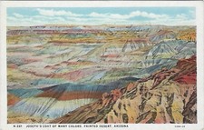Joseph's Coat of Many Colors-Painted Desert, Arizona-1920-30's Postcard