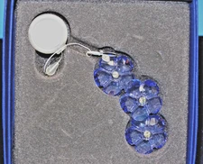 SWAROVSKI SCS GIFT, 2011, ARCTIC FLOWER WINDOW ORNAMENT, WITH PAPER AND BOX