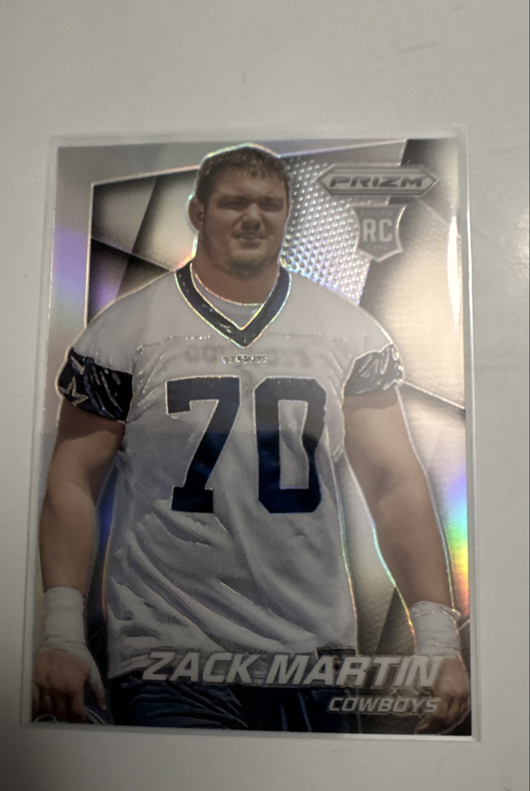 2014 Panini Prizm - Zack Martin #297 Silver Prizm (RC)
