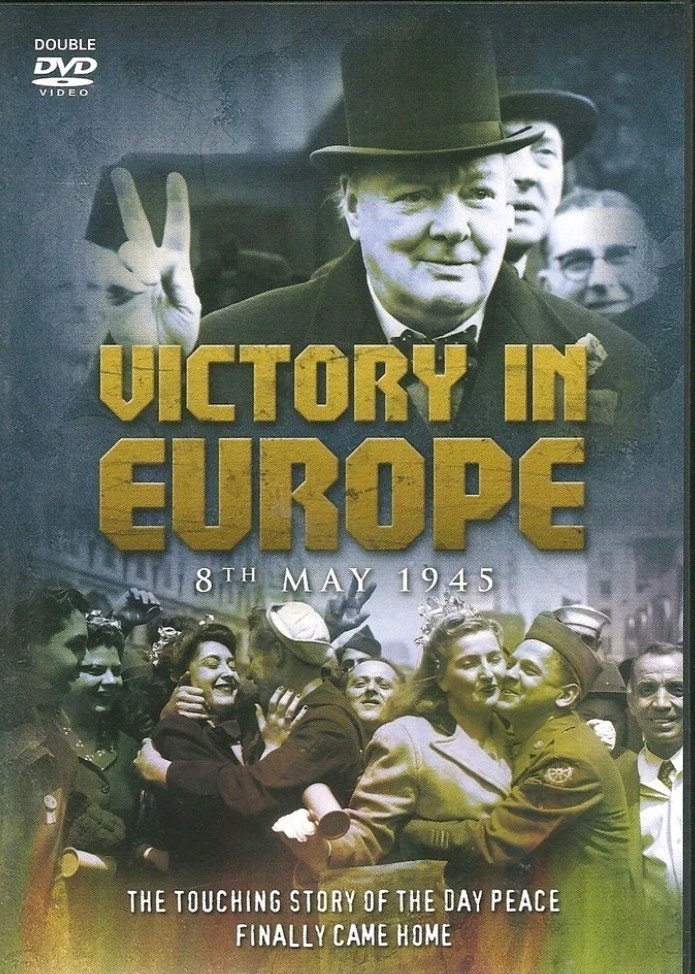 VICTORY IN EUROPE 8TH MAY 1945 2 DVD IN GWC WINSTON CHURCHILL END OF WWII #250