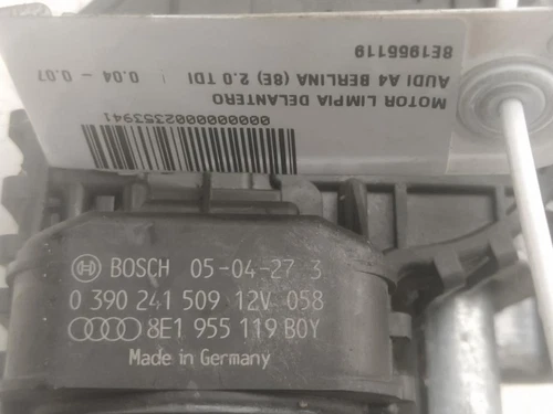 8E1955119 Motor Limpia Delantero para AUDI A4 BERLINA (8E) * 2005 2353941 - Imagen 4 de 10