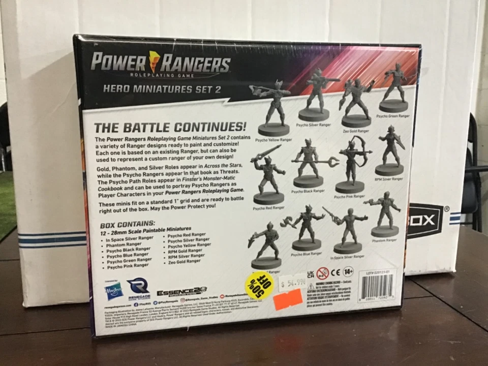 Power Rangers RPG: Hero Miniatures Set 2 - Image 2 of 2