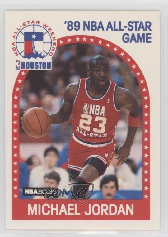 1989-90 NBA Hoops All-Star Game Michael Jordan #21 HOF