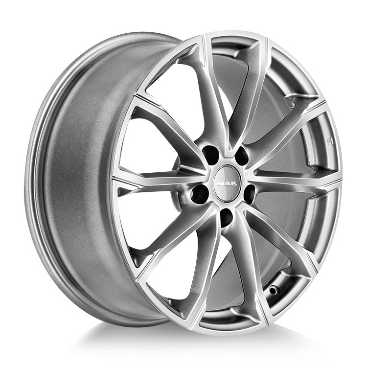 4 cerchi in lega NAD MAK DaVinci 7x17 5x114,3 ET 43,5 LIGHT TITAN per HYUNDAI