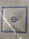 New Fabergé France Luxury Silk Scarf Jewels & Gems Blue White 45" Square — photo 2
