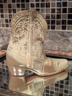 Vintage MCM Frankoma Wall Pocket Boot Planter Vase Brown Pottery  133 SEE PICS