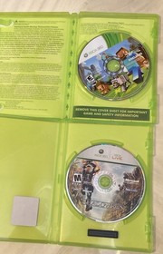 Lot of 2 Games Bundle - Minecraft & Shadowrun Xbox 360