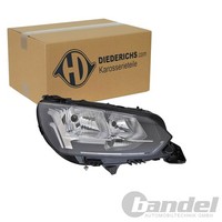 Diederichs Halogen Scheinwerfer Mit Lwr-Motor Rechts FüR Peugeot 208 | 4228980