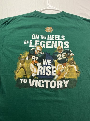 T-shirt calcio Notre Dame 2013 "The Shirt" - grafica vintage college taglia:L - Foto 4 di 5