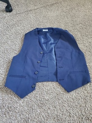 Kids Blue Dressy Vest Size Small, Great Condition And Price