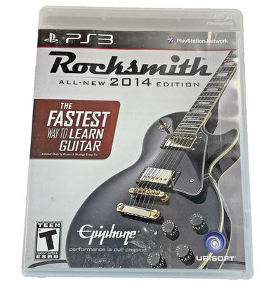 Rocksmith 2014 Edition Sony PlayStation 3 PS3 COMPLETE GAME Music Guitar
