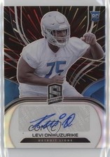 2021 Panini Spectra Rookie Hyper Prizm 25/60 Levi Onwuzurike #267 Auto 11ks