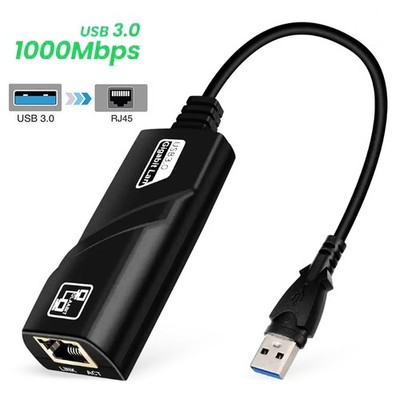 USB 3.0 auf Ethernet Adapter RJ45 1000Mbps Gigabit LAN Netzwerk Adapter Kabel PC