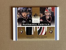 2013-14 Upper Deck SP Game Used Spezza Craig Anderson Dual Patch /25