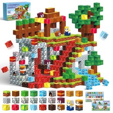 150PCS Magnetic Blocks for  Ages 3+ Magnet Building Tiles STEM Educational Toys